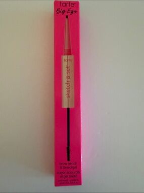tarte Big Ego Sketch & Set Brow Pencil & Tinted Gel — hot pink packaging